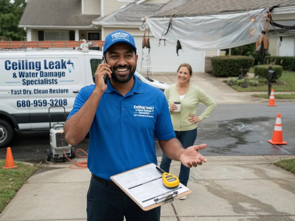 Ceiling Leak Cleanup Woodstock, VA FAQs